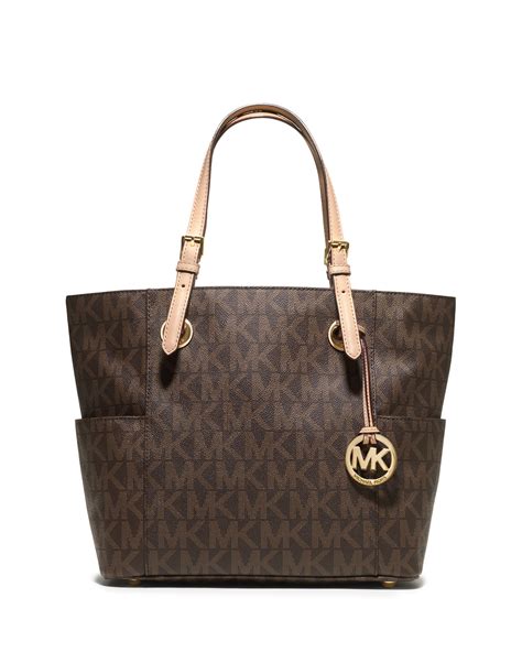 michael kors signature leather print bag|Michael Kors signature handbags.